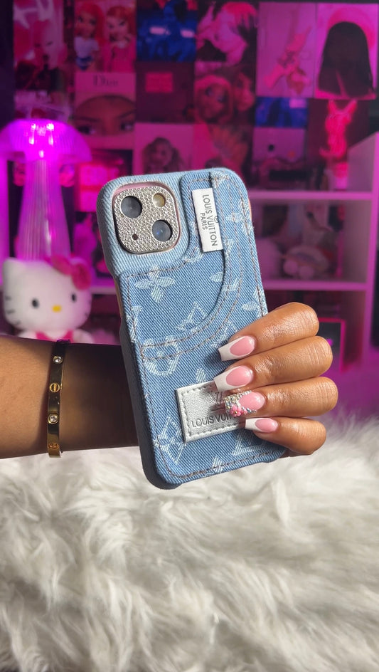 Designer Denim I Phone Case